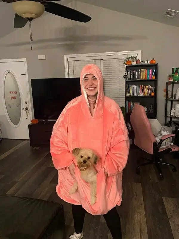 Customer photo review of PetPal Heizhoodie mit Haustiertasche