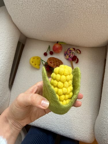 Customer photo review of Felt Vegetables and Fruits - Pick and Choose