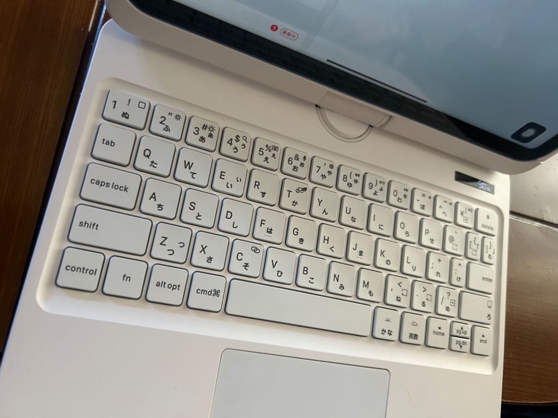 Customer photo review of Y2K Style Rotating iPad Keyboard Case