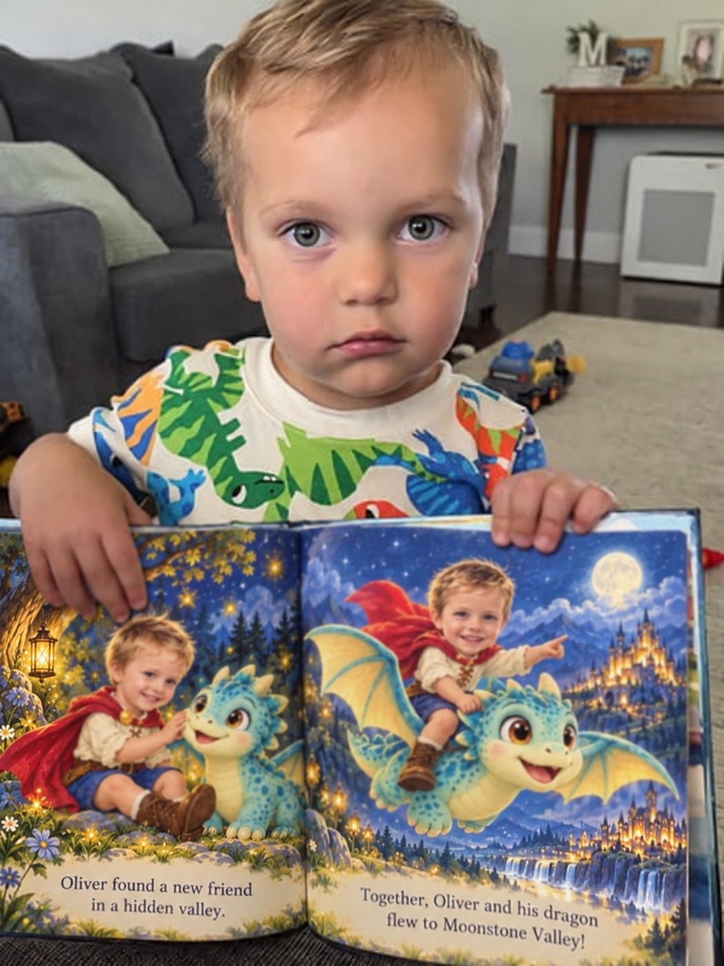 Customer photo review of Amelia and the Beast’s Enchanted Castle — Personalized Storybook