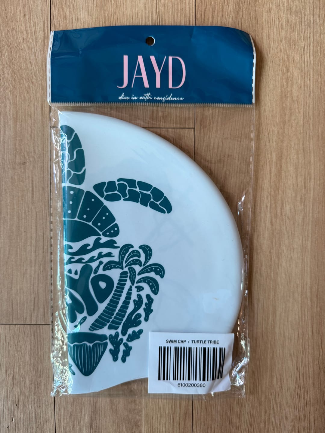 Customer photo review of JAYD Swim Cap - Turtle Tribe
