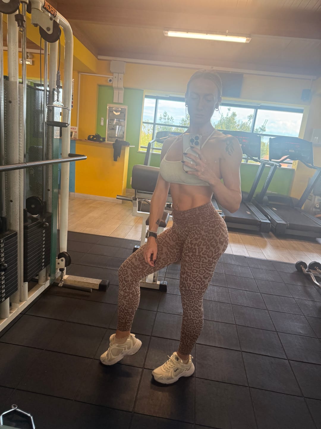 Customer photo review of Leggings Soft Push Up Wild Essence BambùFIR Caramel