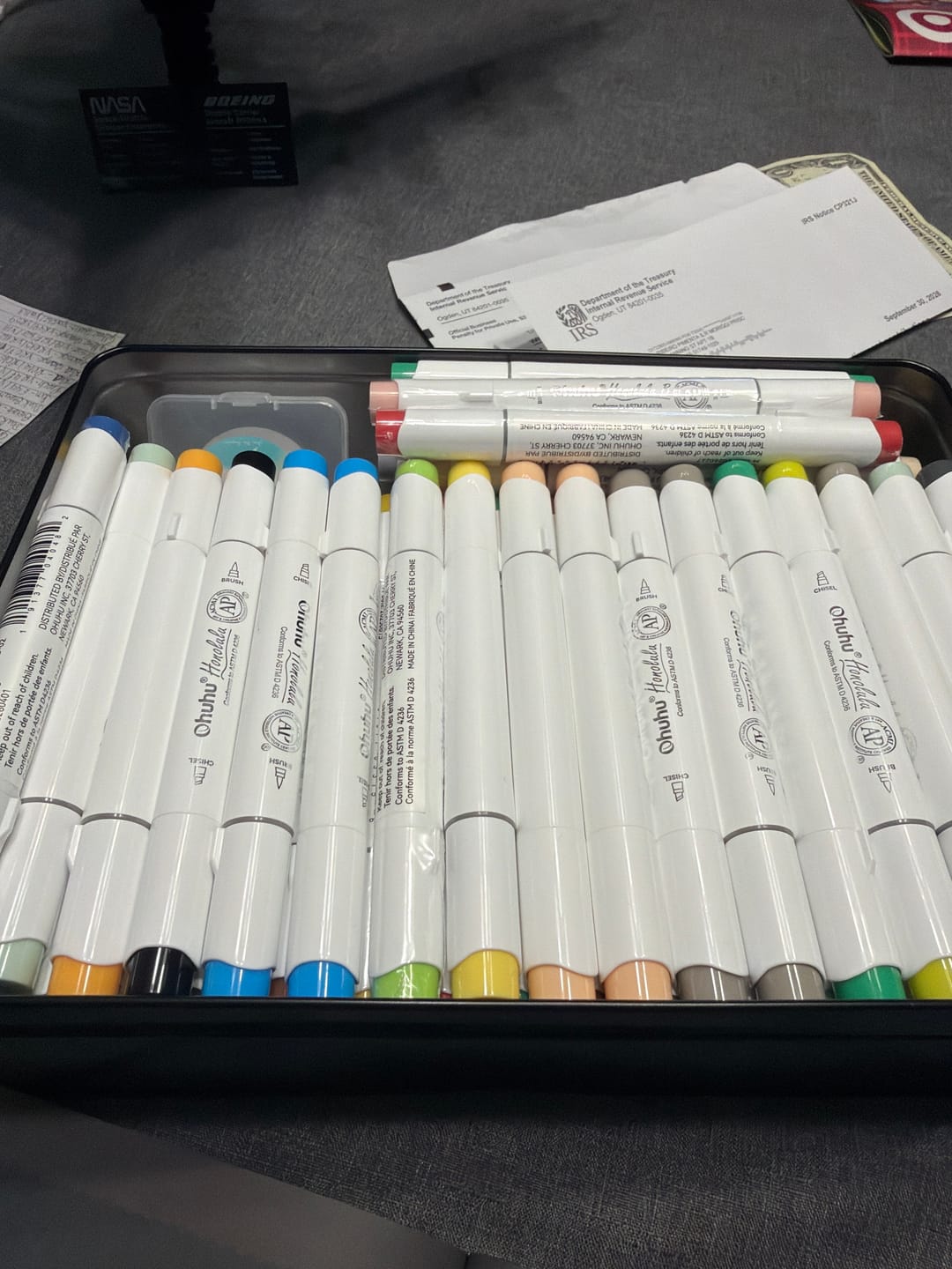 Customer photo review of Ohuhu Honolulu PB8 / B111 Individual Marker, Brush & Chisel