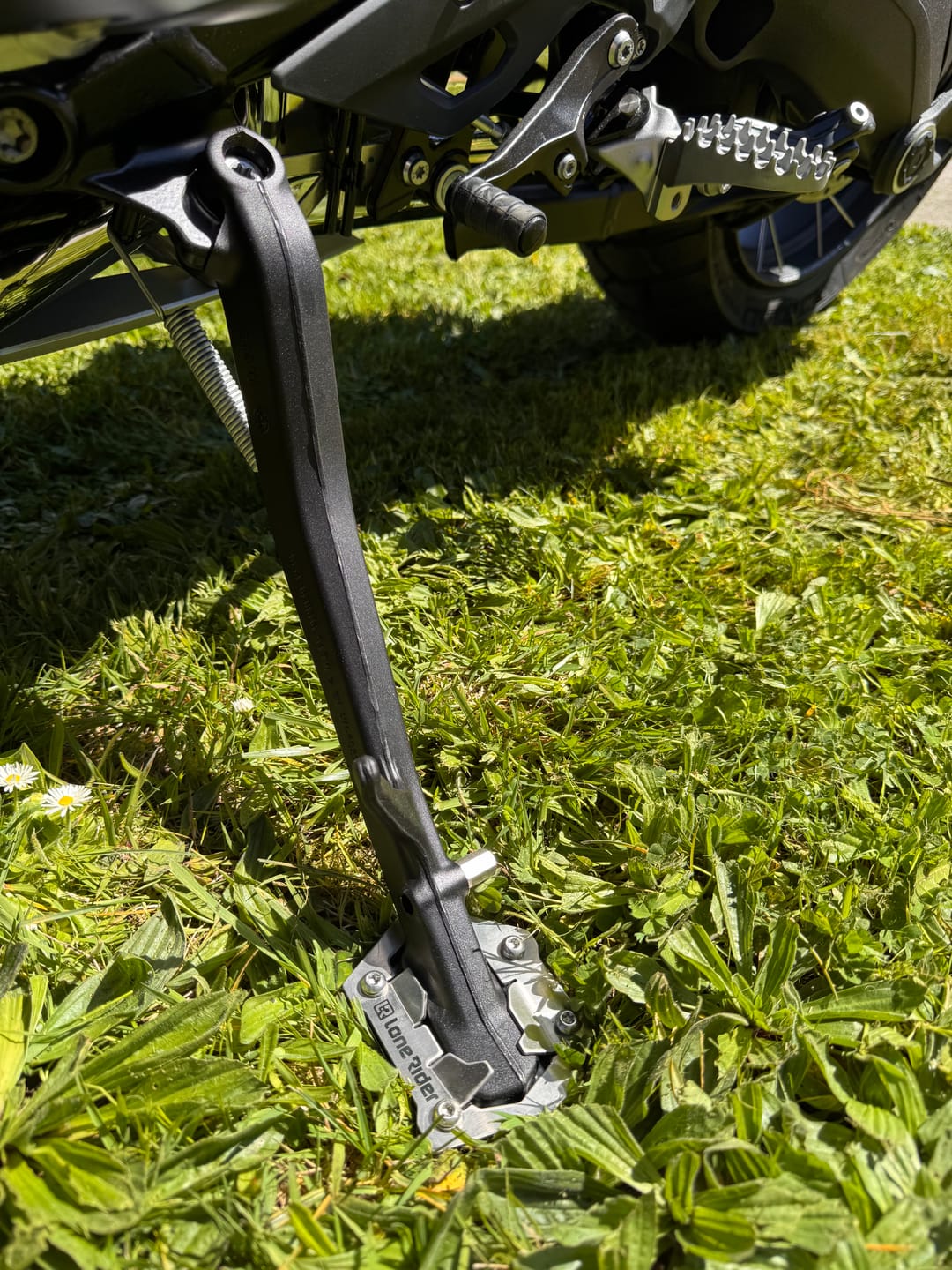 Customer photo review of Side Stand Foot Extension BMW R1300GS / Adventure