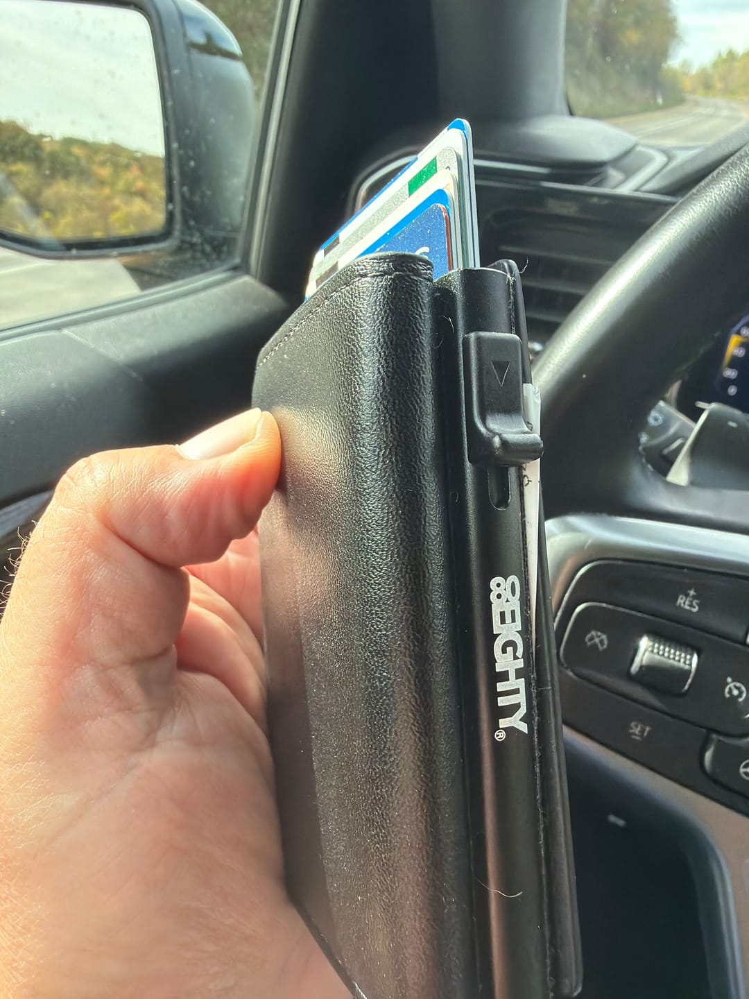 Customer photo review of 80Eighty® Onyx Wallet
