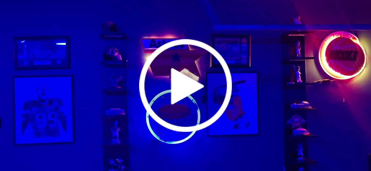 Customer video review of Houston Astros Retro Logo 3D Metal Metal Wall Art