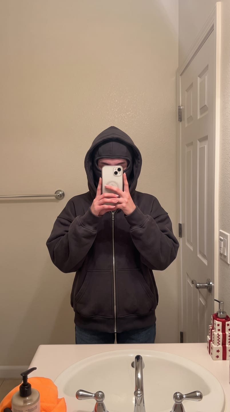 Customer photo review of Veyl™ Zip Hoodie