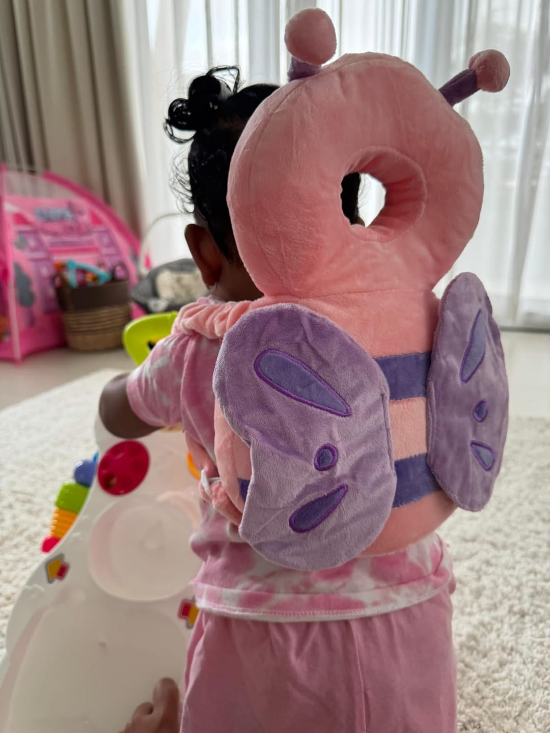 Customer photo review of Baby Head Protector Backpack