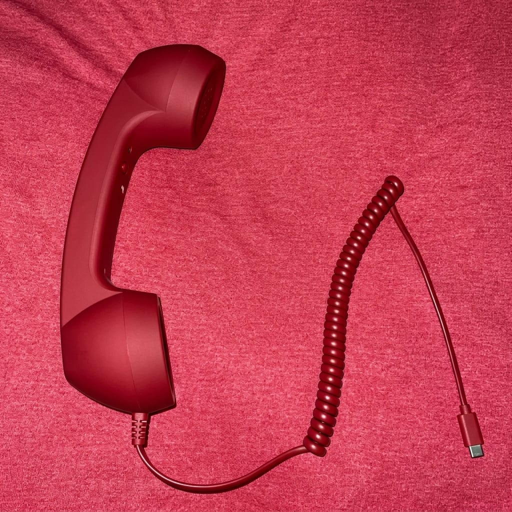 Customer photo review of Telefono Retro Para Celular
