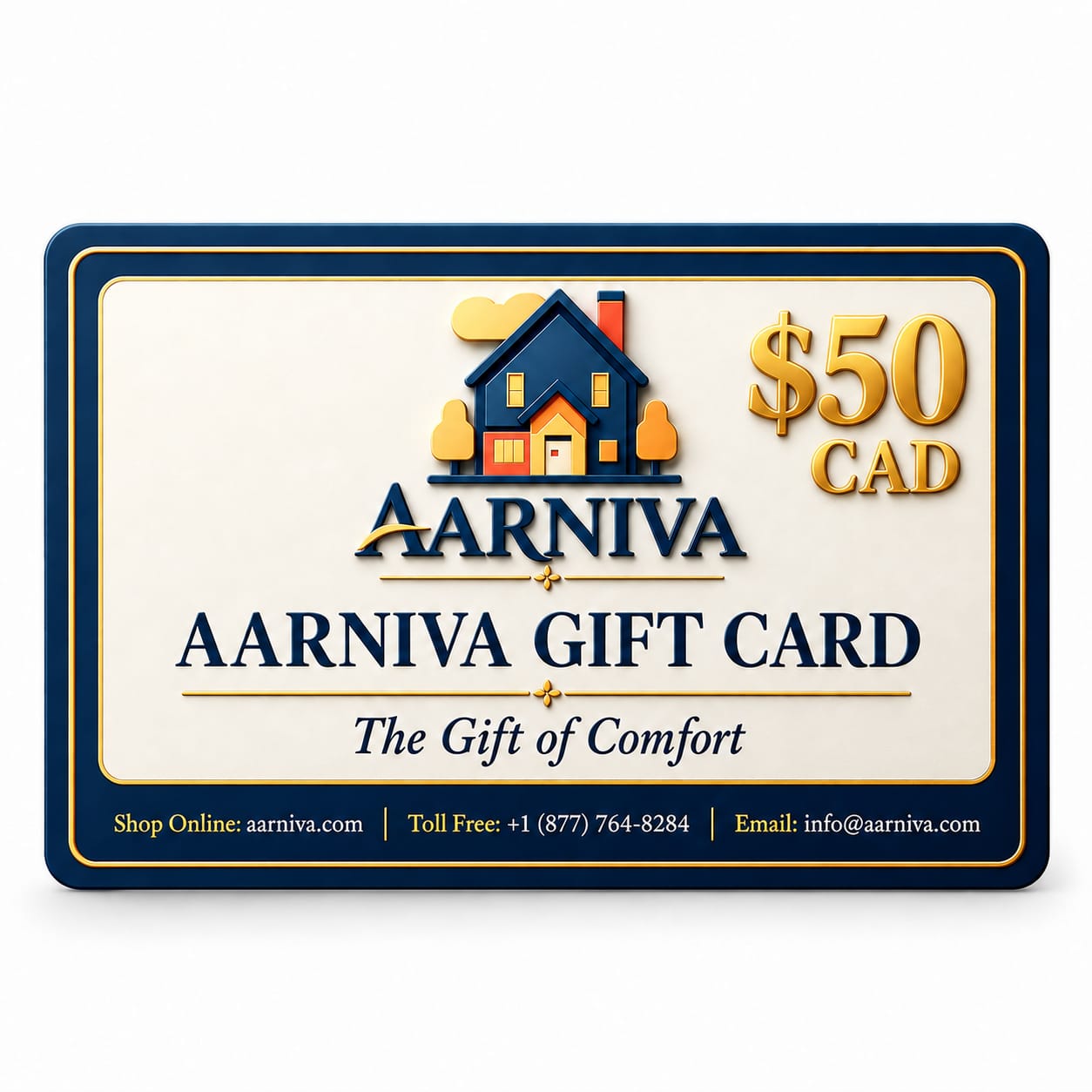Customer photo review of AARNIVA Digital Gift Card – The Gift of Comfort