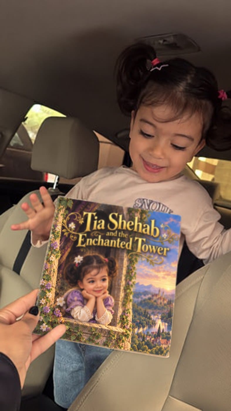Customer photo review of Amelia and the Beast’s Enchanted Castle — Personalized Storybook