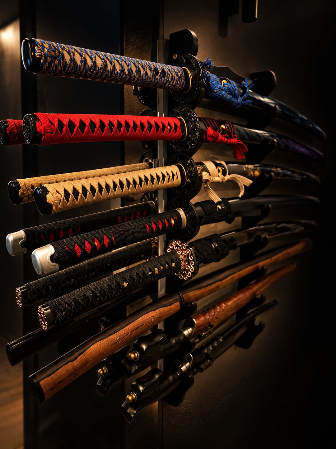 Customer photo review of The Tanjiro Handmade Katana T10 Steel Clay Tempered From Demon Slayer