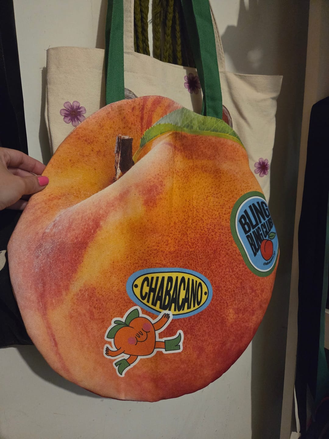 Customer photo review of The Apricot Bag