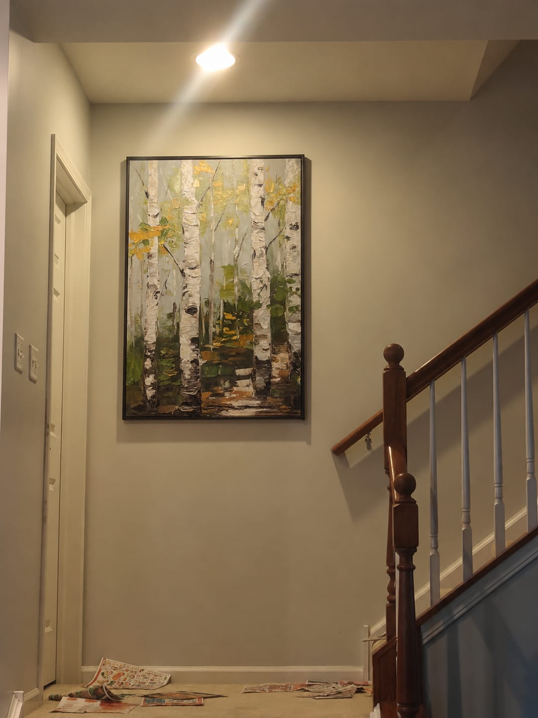 Customer photo review of Tree Abstract Textured Wall Art #TP039