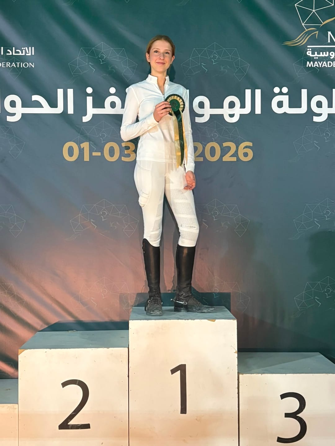 Customer photo review of Women's Long-sleeved Competition Polo Shirt With Rhinestones