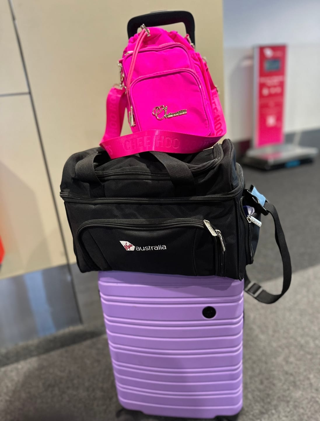 Customer photo review of Black & Hot Pink Bundle