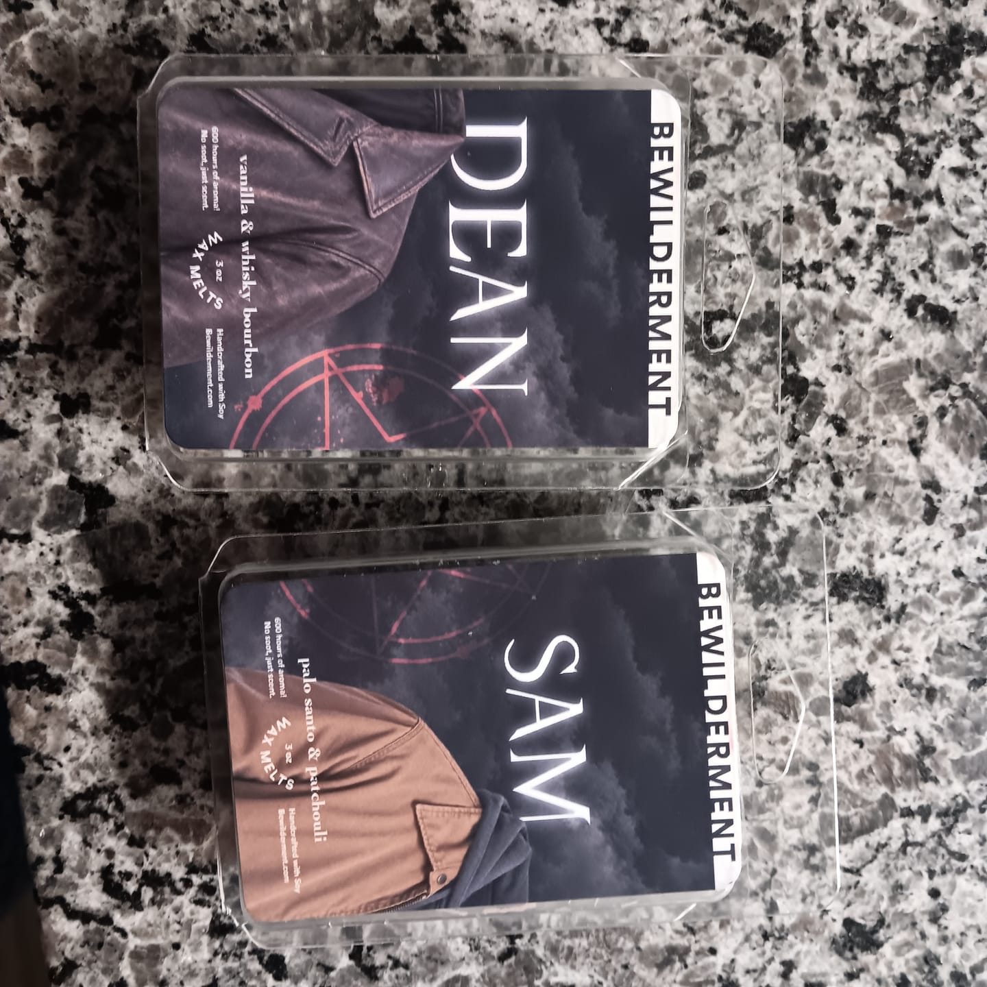 Customer photo review of Sam Wax Melts