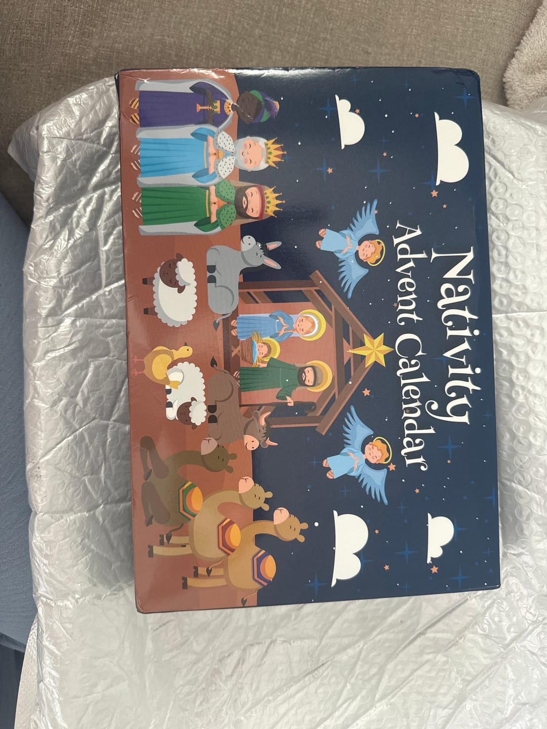 Customer photo review of Advent Calendar Nativity Scene