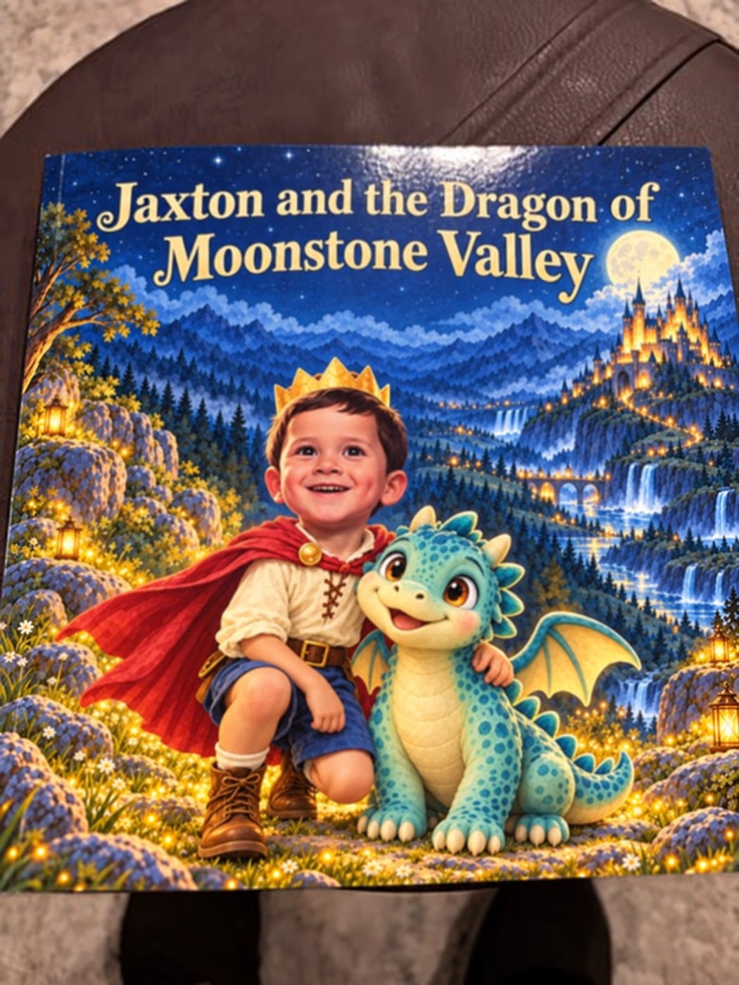 Customer photo review of Amelia and the Beast’s Enchanted Castle — Personalized Storybook