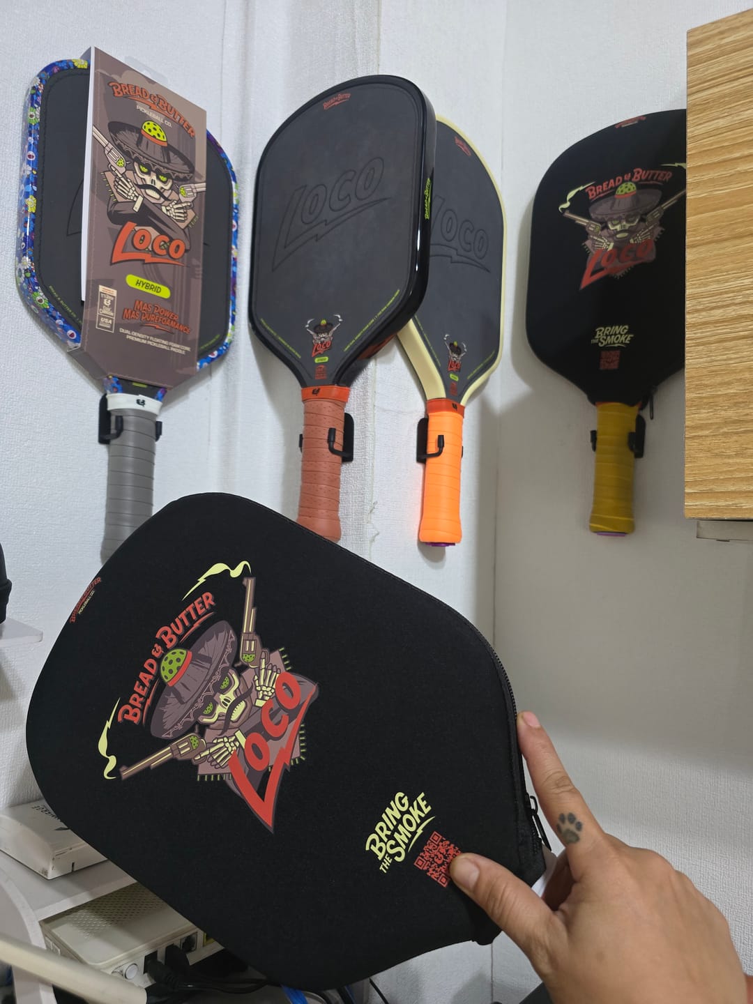 Customer photo review of The Loco 16mm Pickleball Paddle Hybrid