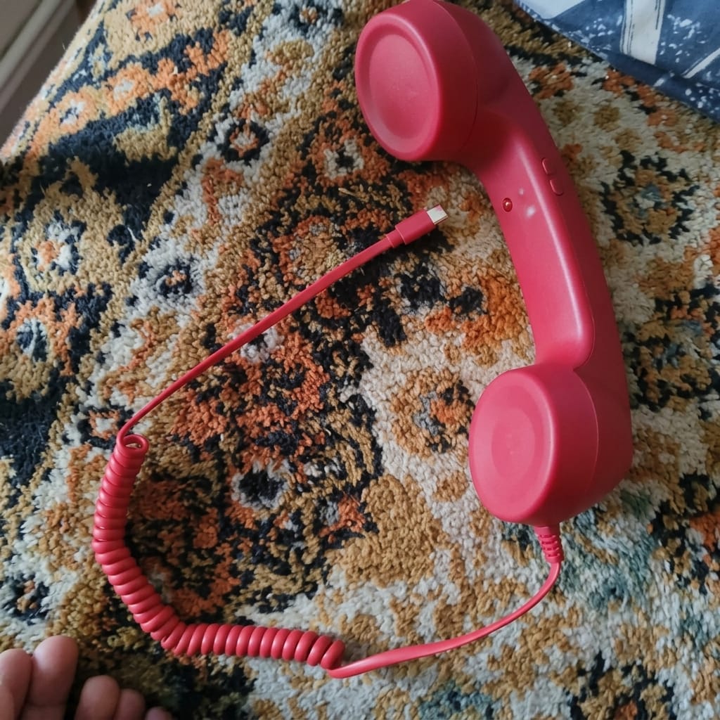Customer photo review of Telefono Retro Para Celular