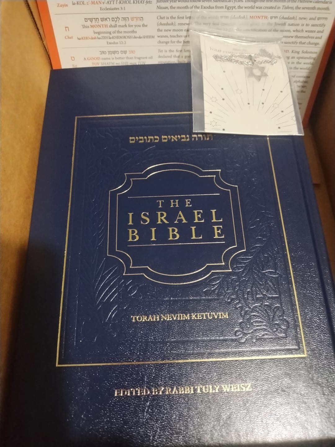 Customer photo review of The Israel Bible - Hardcover