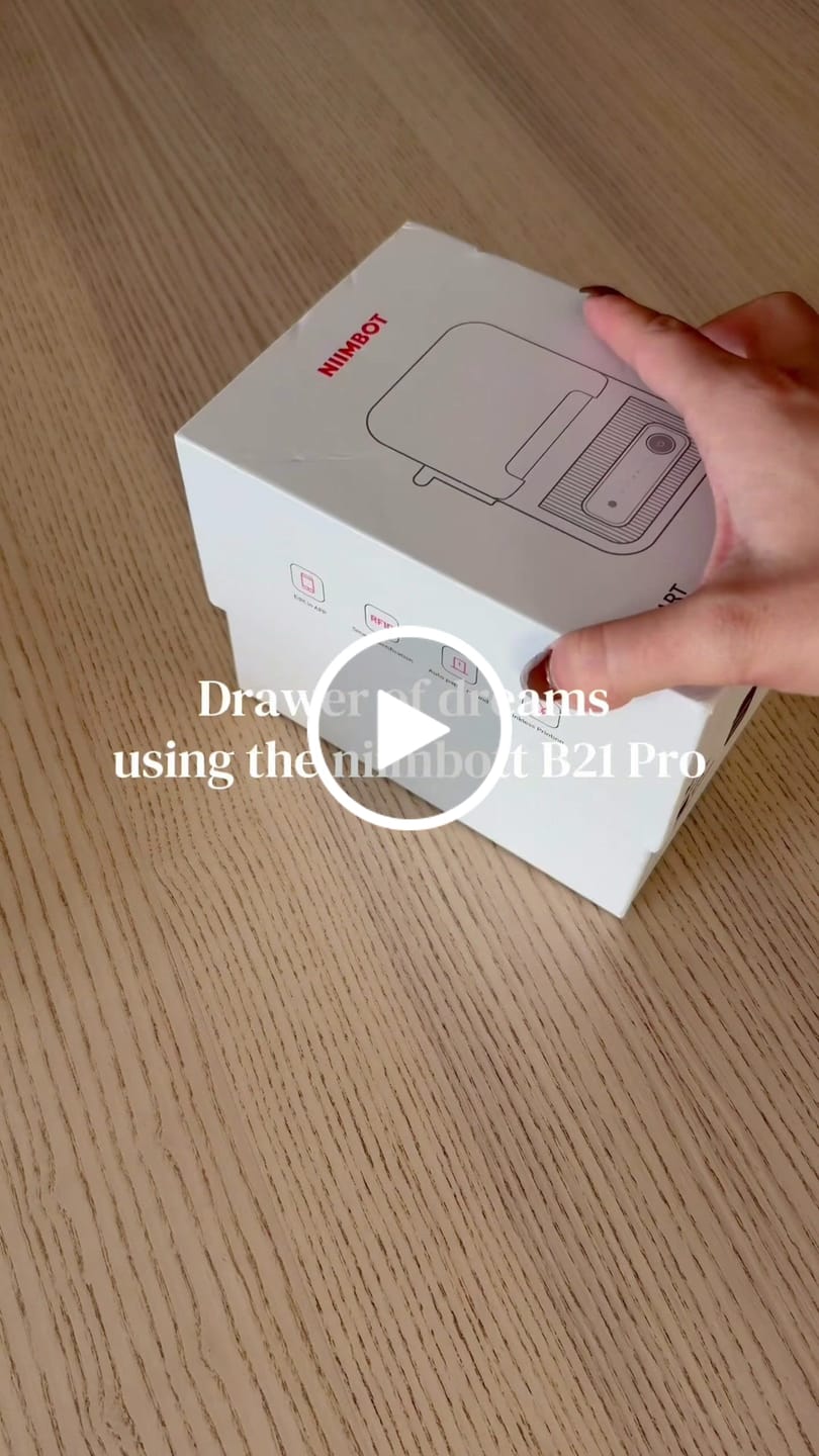 Customer video review of NIIMBOT B21 Bluetooth Thermal Kitchen Storage Labels Printer, Efficient for Home, Support PC&Phone