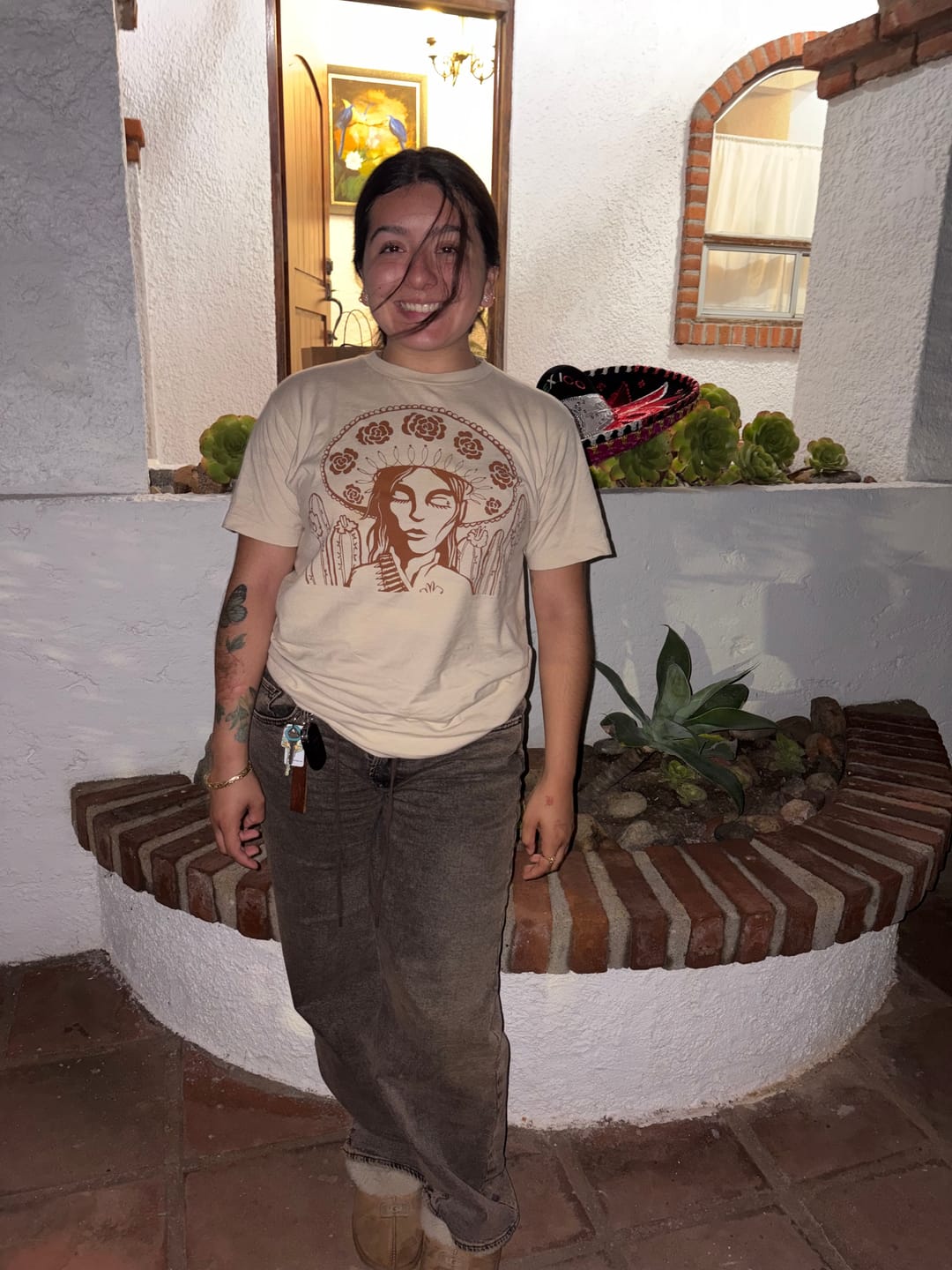 Customer photo review of Unisex Sand Grito Tee