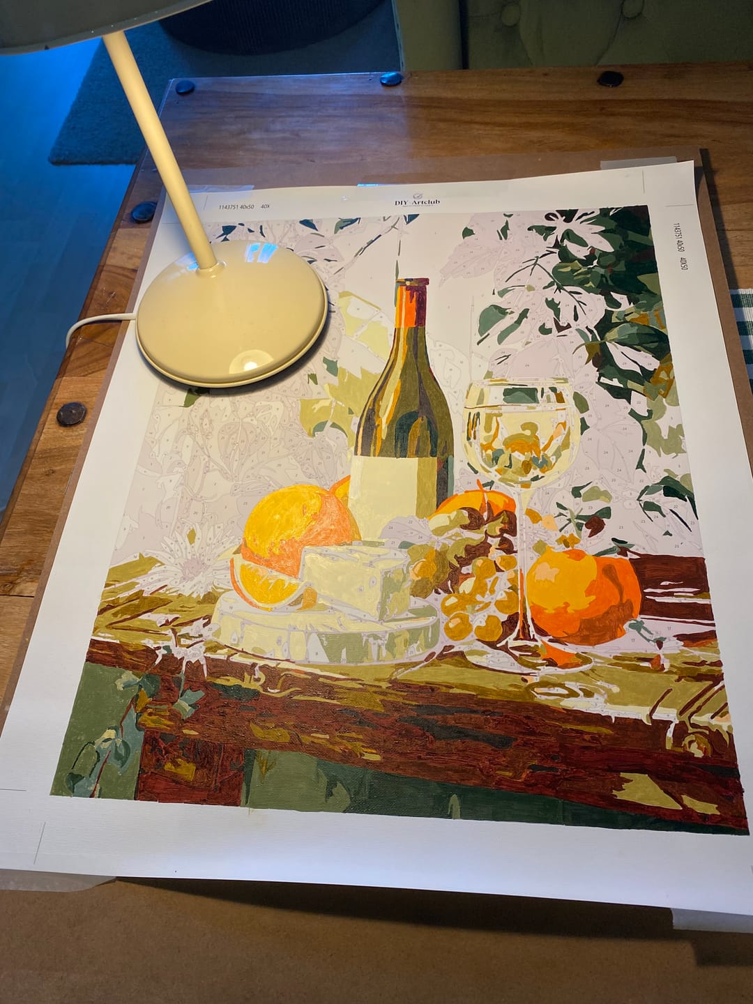 Customer photo review of A taste of Provence | Paint by Number