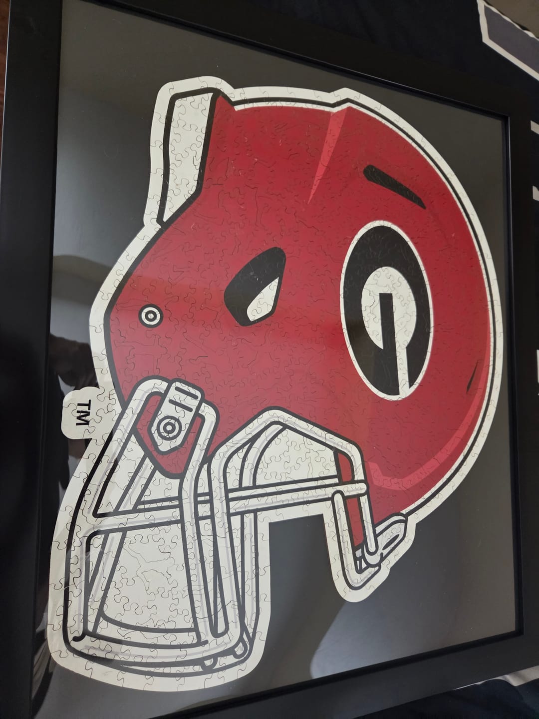 Customer photo review of Georgia Bulldogs Helmet Wooden Puzzle