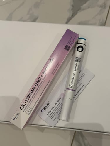 Customer photo review of CJC-1295 (NO DAC) + Ipamorelin Lyophilized Vial + Sterile Water