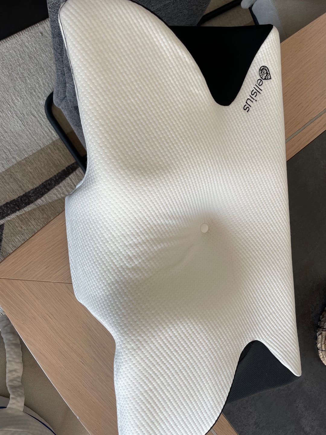 Customer photo review of Oreiller Papillon Cervical Cellsius - Le secret du dormeur latéral et dorsal