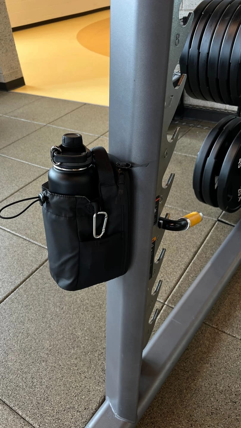 Customer photo review of Magnetic Gym Bag