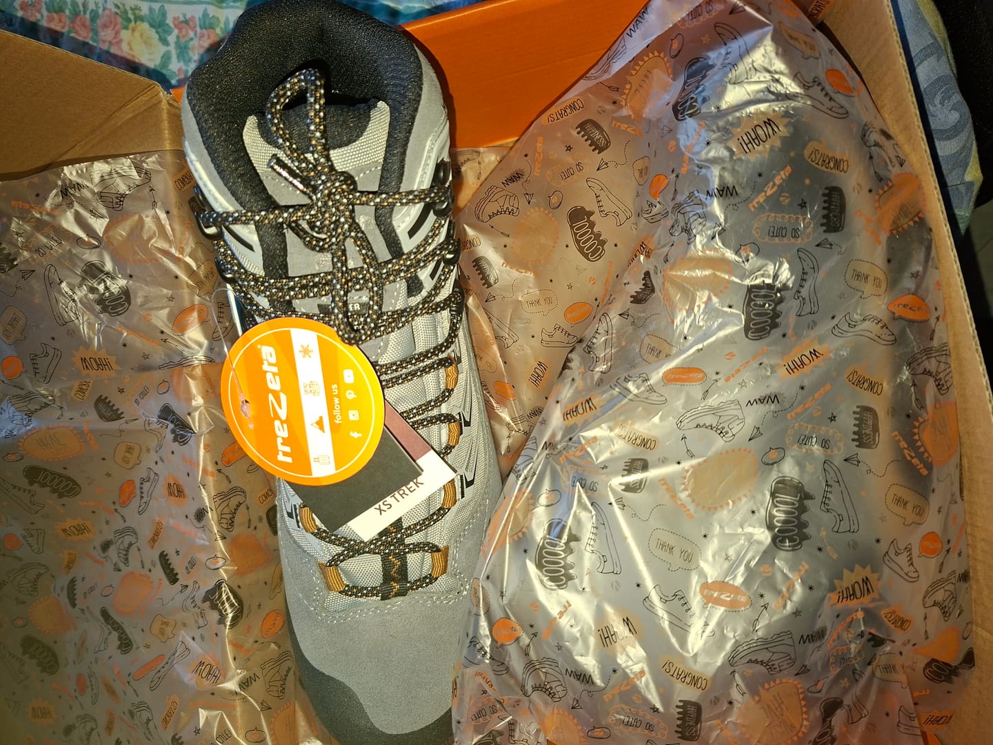 Customer photo review of Scarpone Trezeta Aoraki WP Uomo Impermeabile con Suola Vibram Grigio/Grigio