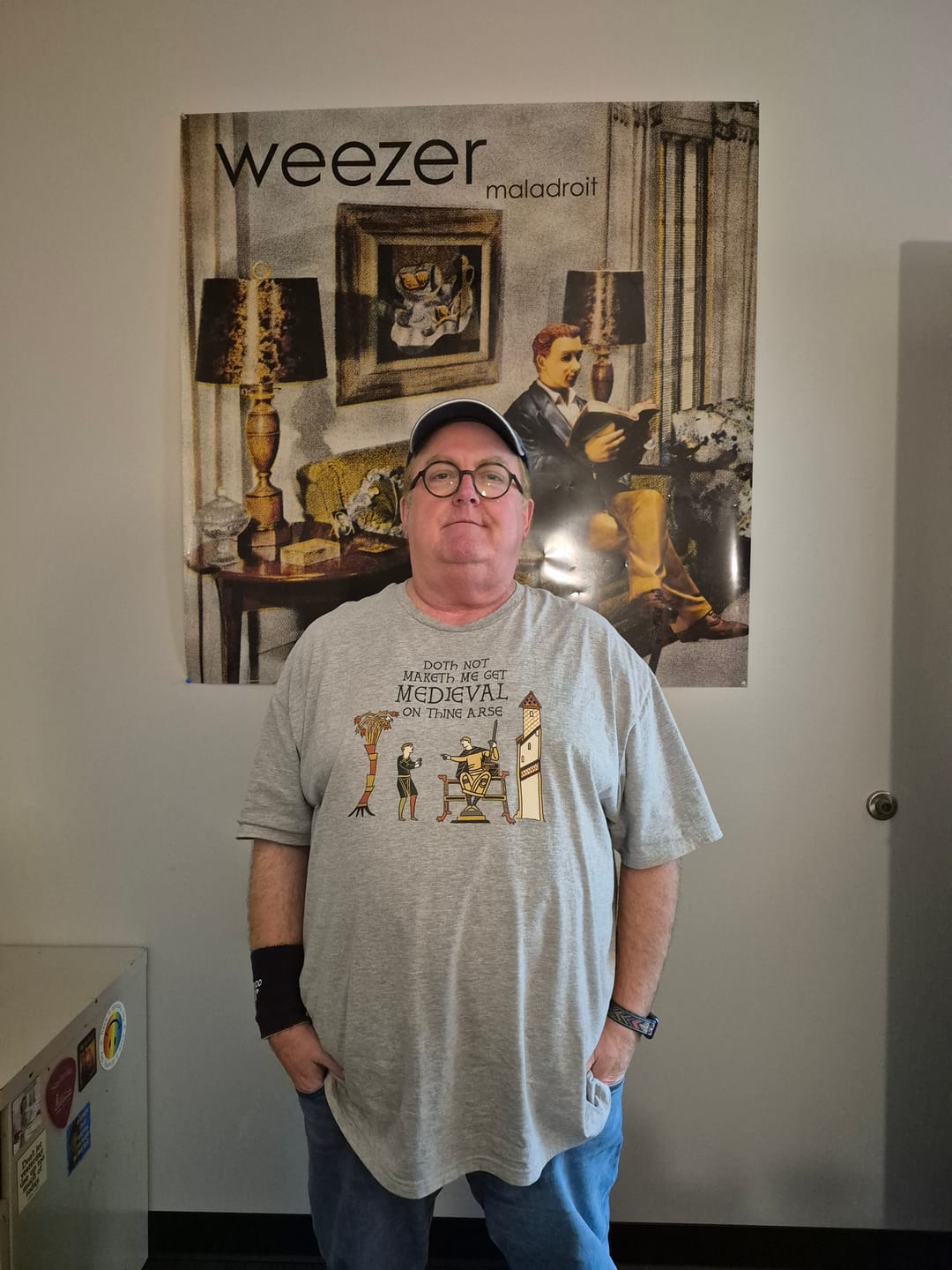 Customer photo review of Get Medieval Bayeux Tapestry Meme T-Shirt