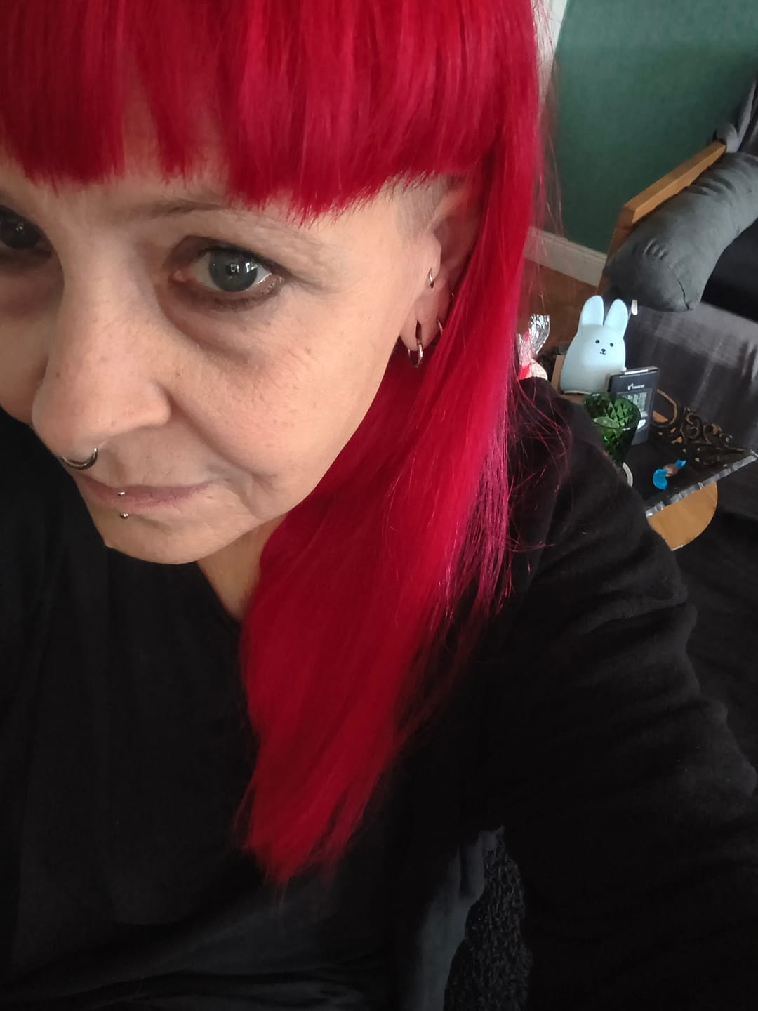 Customer photo review of Mattie Red - Vegan Semi-Permanent Direct Dye Hair Color Cream 210 ml