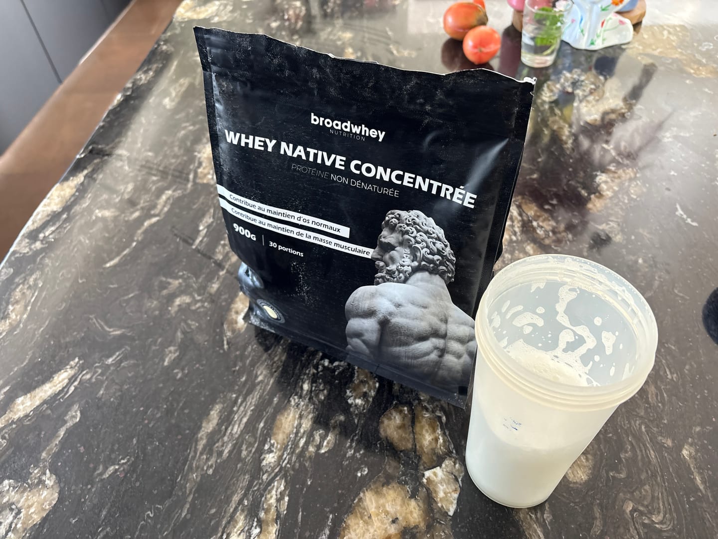 Customer photo review of Whey Concentrée Native