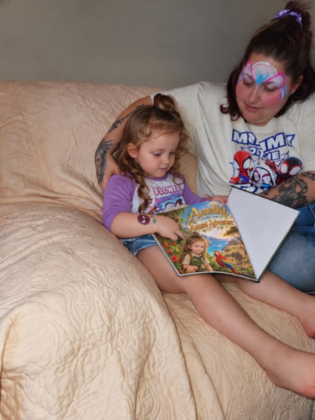 Customer photo review of Amelia and the Beast’s Enchanted Castle — Personalized Storybook