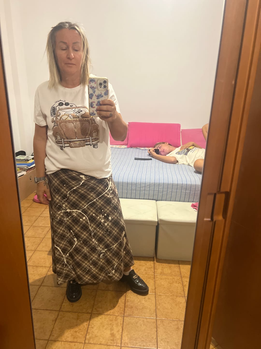 Customer photo review of GONNA TARTAN BEIGE LIZA