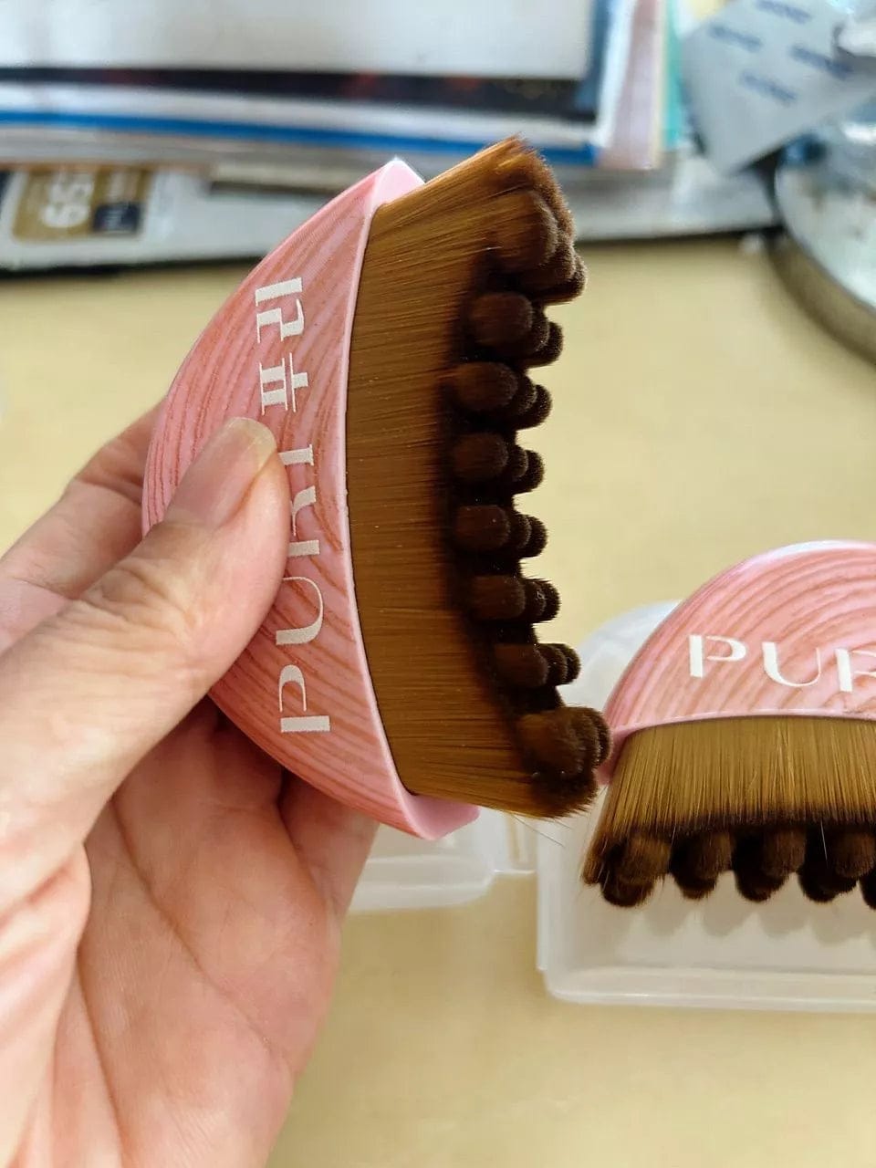 Customer photo review of Moon Brush  Facial Massage