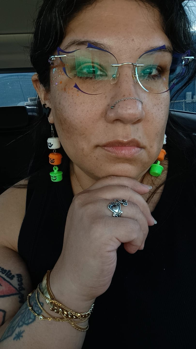 Customer photo review of Flare Eyeglasses
