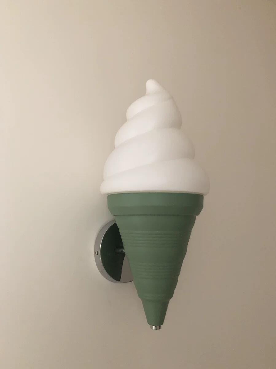 Customer photo review of Iron Wall Light, White Acrylic Shade, Wall Sconce, 43 cm