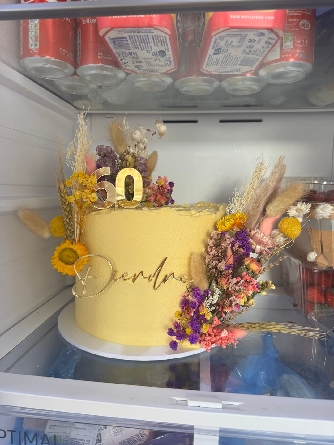 Customer photo review of Double Digit Joined Number Acrylic Cake Charm