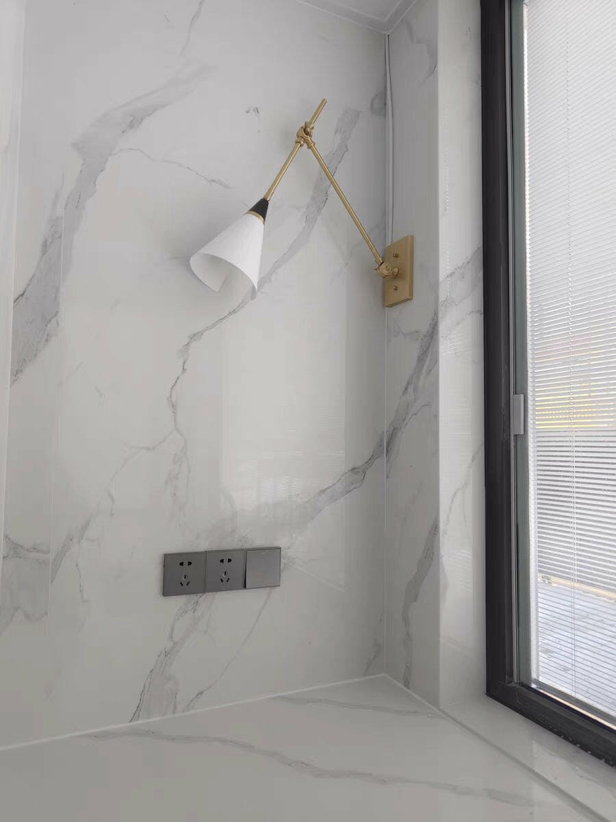 Customer photo review of Articulated Wall Light, Swivel Shade, Wall Sconce, 74 cm Long