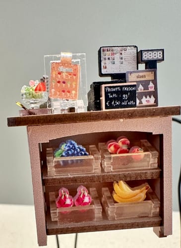 Customer photo review of Gelateria Bella Vista DIY Miniature House Kit