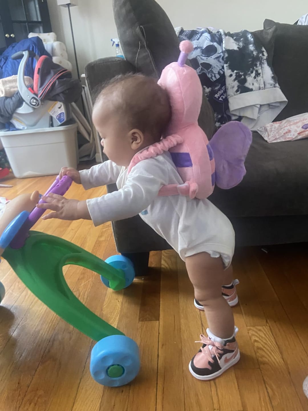 Customer photo review of Baby Head Protector Backpack