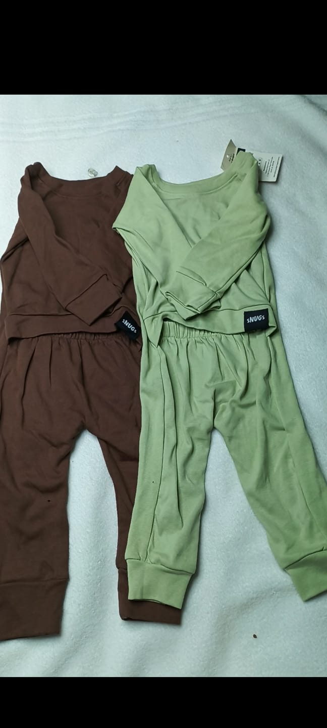 Customer photo review of Easy Romper Brown + Green - Pack of 2