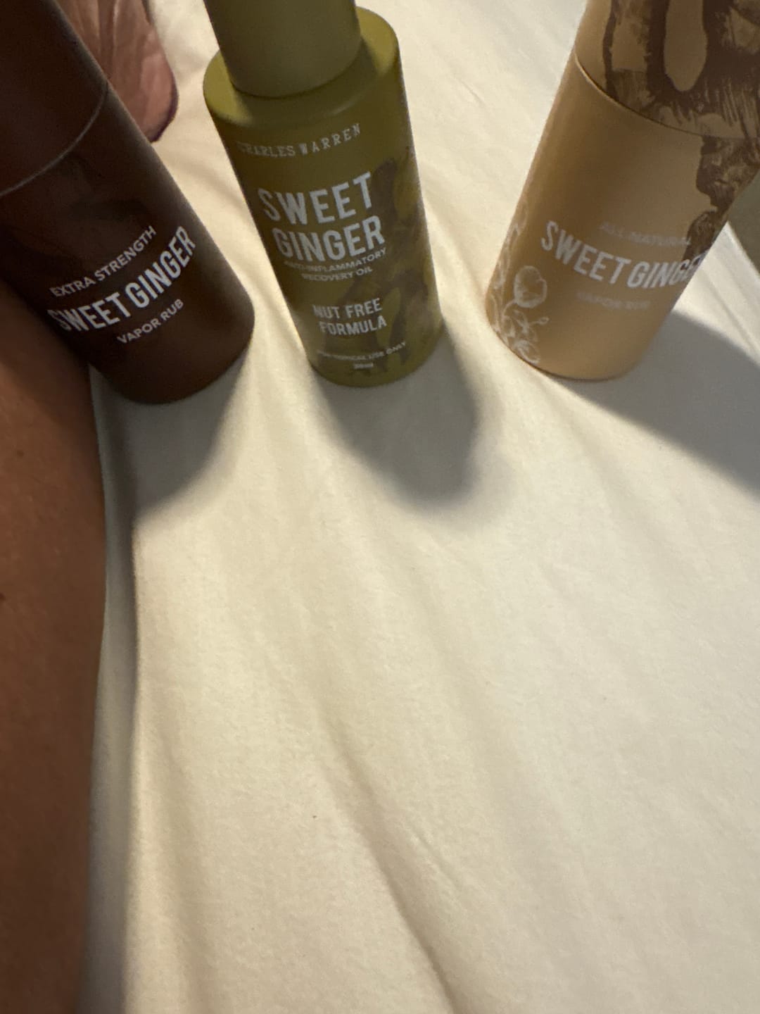 Customer photo review of Extra Strength Sweet Ginger Vapor Rub Stick