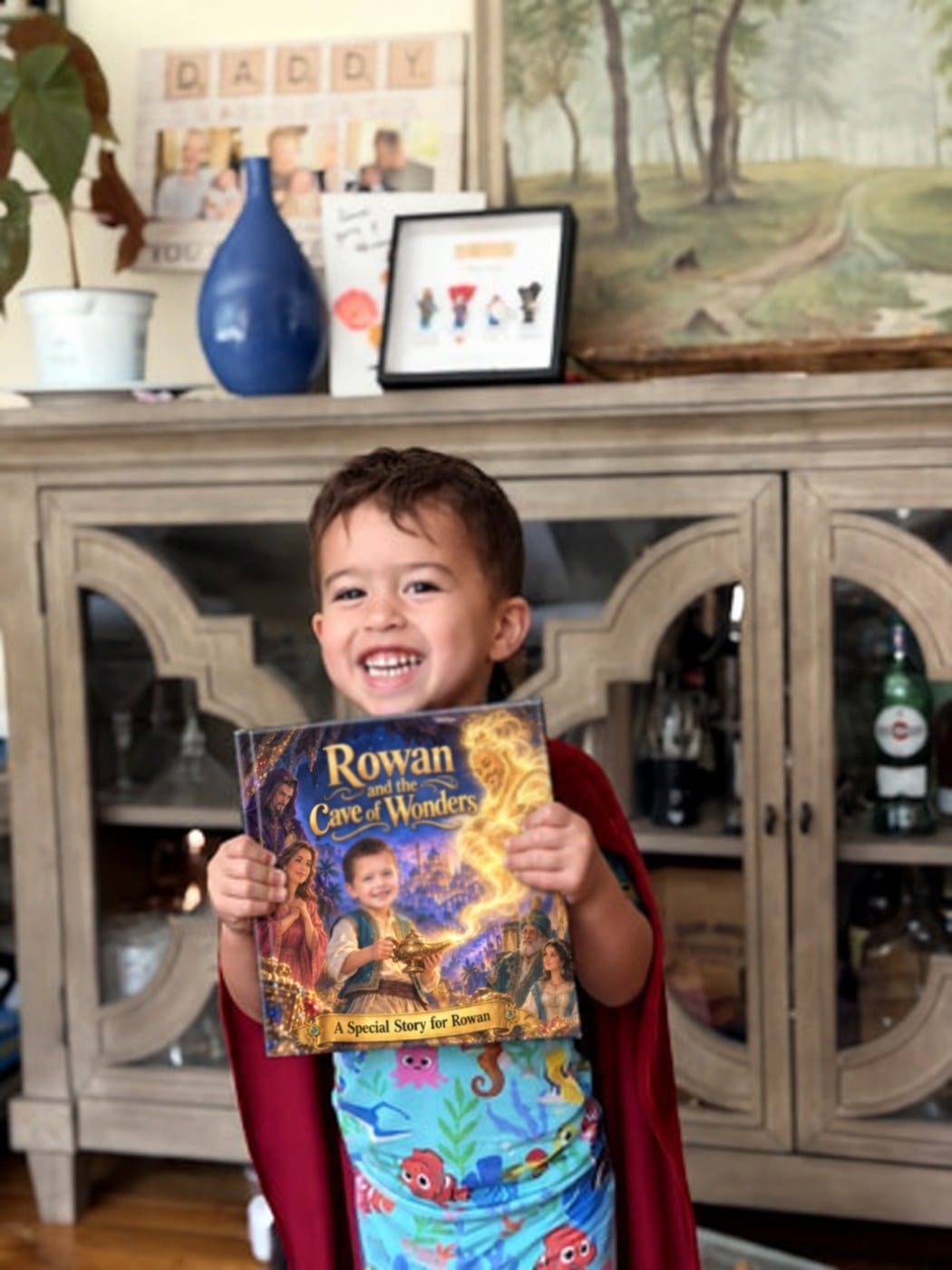 Customer photo review of Amelia and the Beast’s Enchanted Castle — Personalized Storybook