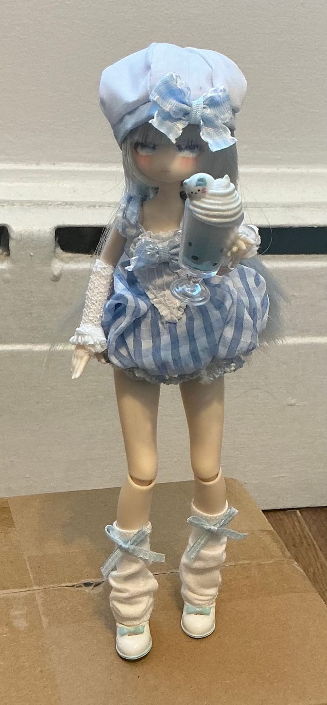 Customer photo review of Momotale Four Seasons Tea House Story Series 1/8 Action Figure BJD Blind Box